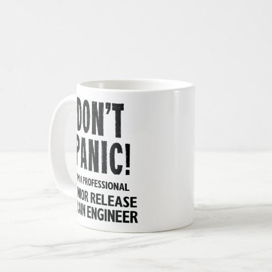 Junior Release Train Engineer Kaffeetasse (Vorderseite Links)