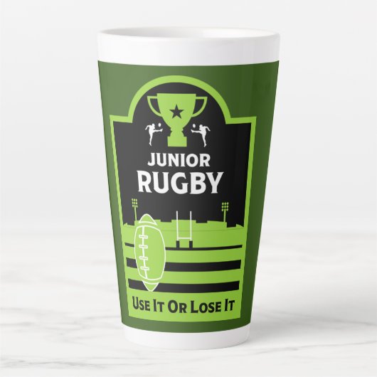 Junior Rugby Players Milchtasse (Vorderseite)