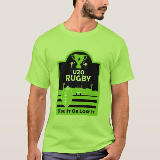 Junior Rugby Players T - Shirt unter 20 (Vorderseite)