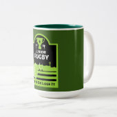 Junior Rugby Players Zweifarbige Tasse (VorderseiteRechts)