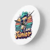 Junior Runde Wanduhr (Winkel)