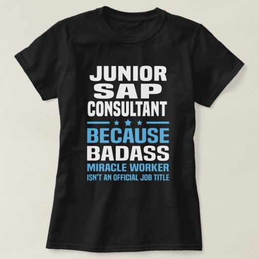 Junior SAP Consultant T-Shirt (Design vorne)