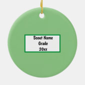 Junior Scout Christmas Ornament (Hinten)