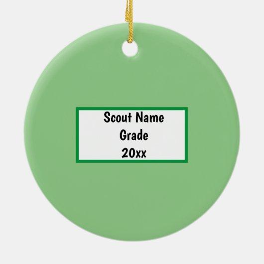 Junior Scout Christmas Ornament (Hinten)