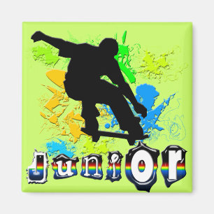 Junior - Skateboarding Magnet