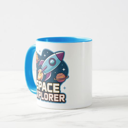 Junior Space Explorer Tasse (Vorderseite Links)