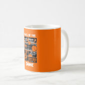 Junior Tennis Player T - Shirt Kaffeetasse (VorderseiteRechts)