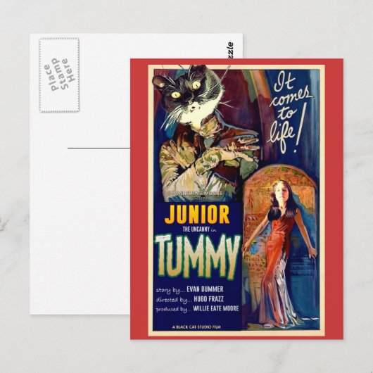 Junior the Uncanny Postcard Postkarte (Vorne/Hinten)