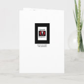 JUNIOR TRAUZEUGE Einladung mit Tux Funny A01 (Rückseite)