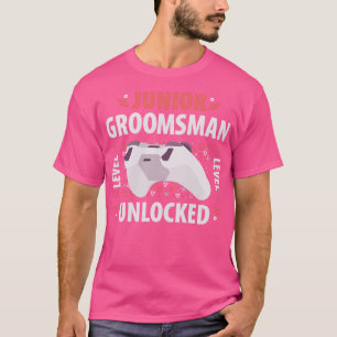 Junior Trauzeuge Gaming Video Wedding Party T-Shirt