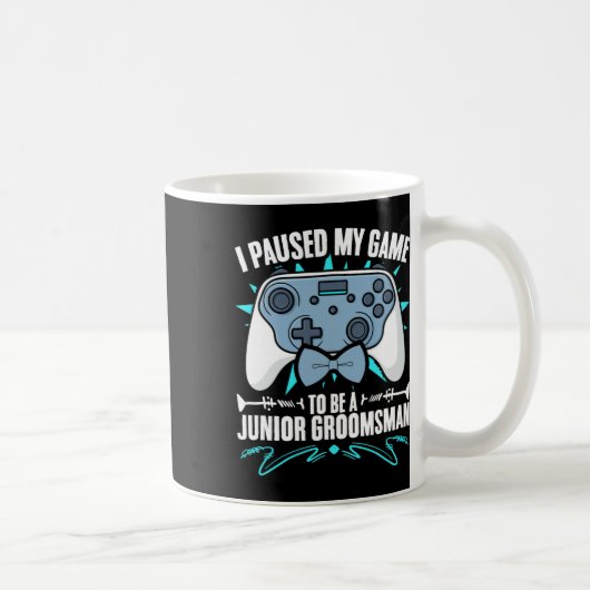 Junior Trauzeuge Video Gamer Pausen Mein Game Juni Kaffeetasse (Rechts)