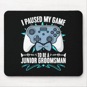 Junior Trauzeuge Video Gamer Pausen Mein Game Juni Mousepad