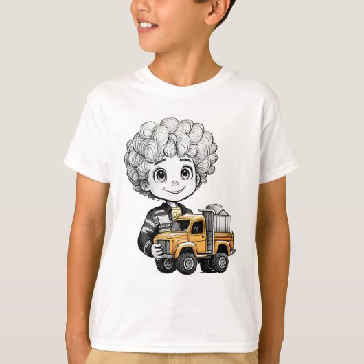 Junior Trucker Unisex Kid's T - Shirt (Vorderseite)
