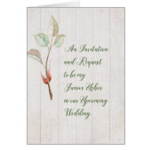 Junior Usher Invitation and Request Imitats Wood (Vorne)