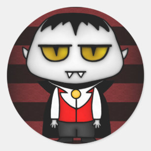 Junior Vampire Runder Aufkleber
