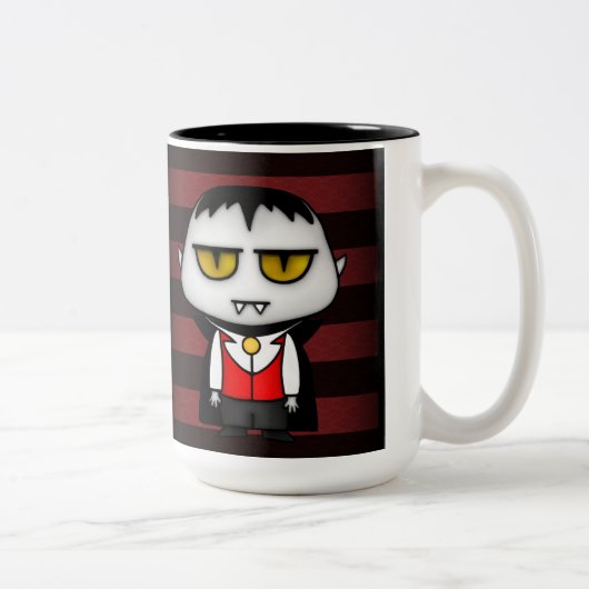 Junior Vampire Zweifarbige Tasse (Rechts)