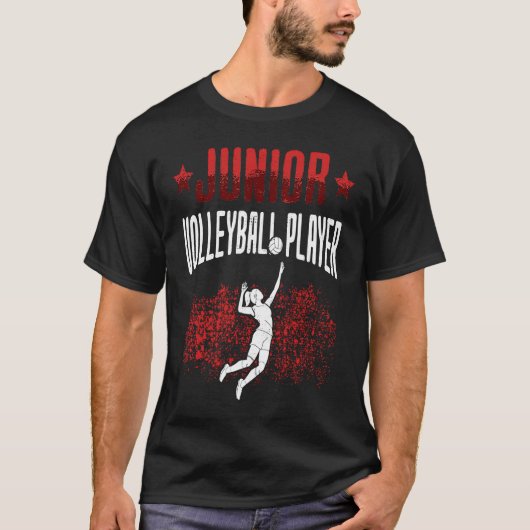 Junior Volleyball Player Volleyballplayers T-Shirt (Vorderseite)