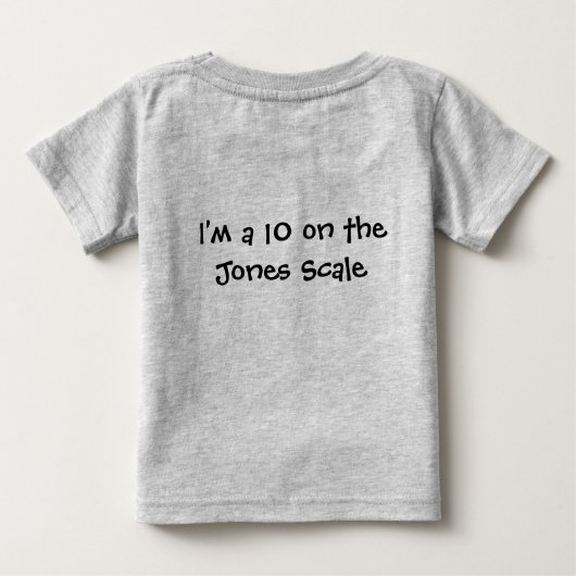 JuniorAgent Baby T-shirt (Rückseite)