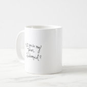 Juniorbrautjungfer? Kaffeetasse (Vorderseite Links)