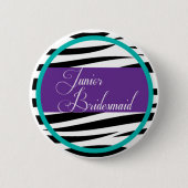 Juniorbrautjungfern-Button Button (Vorderseite)