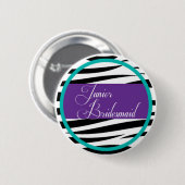 Juniorbrautjungfern-Button Button (Vorne & Hinten)