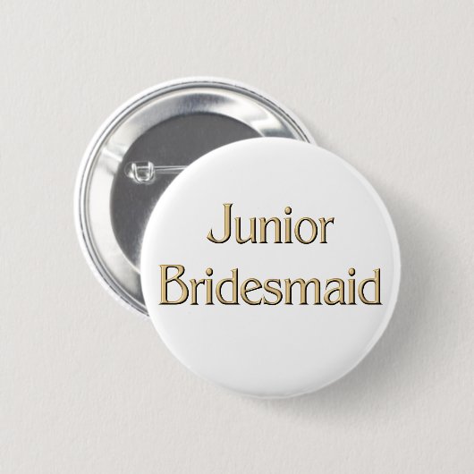 Juniorbrautjungfernknopf Button (Vorne & Hinten)