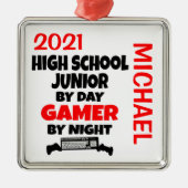 Junioren-Lieben der High School, die Videospiele s Ornament Aus Metall (Vorne)