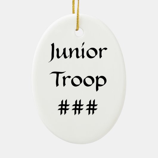 Juniorhandschuh brünett keramikornament (Hinten)