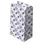 JuniorPolizeibeamte Kleine Geschenktüte (Rückseite Schrägansicht)