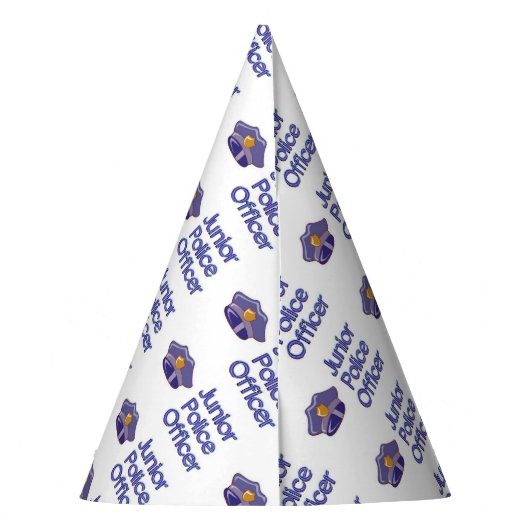 JuniorPolizeibeamte Partyhütchen (Rückseite)