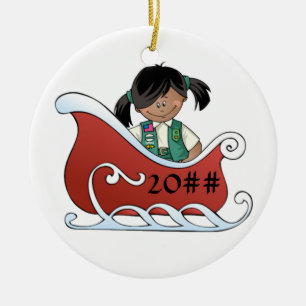 Juniorschlitten-Dunkelheits-Haut Keramikornament