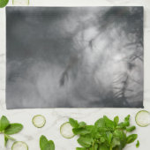 Juniper Dark Moody Floral Nature Foto Geschirrtuch (Gefaltet)