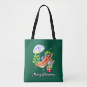 Juniper Green Frohe Weihnachts Pepper Zeichnend Tasche (Vorderseite)