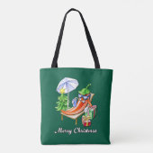 Juniper Green Frohe Weihnachts Pepper Zeichnend Tasche (Rückseite)