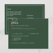 Juniper Green Wedding Postkarte (Vorne/Hinten)