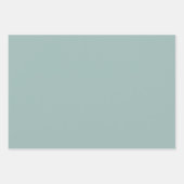 Juniper & Mint Wrapping Paper Flat Sheet Set of 3 Geschenkpapier Set (Vorderseite 3)