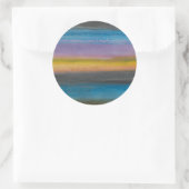 Juniper Mist I Runder Aufkleber (Tasche)