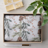 Juniper Pine Branches Cones Ilex Berries Seidenpapier (Geschenk)