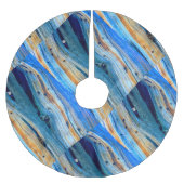 Juniperplatine Polyester Weihnachtsbaumdecke (Vorderseite)