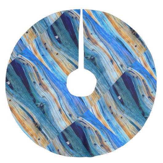 Juniperplatine Polyester Weihnachtsbaumdecke (Vorderseite)