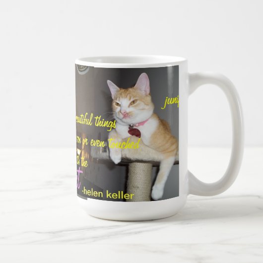 Junipurr Helen keller Zitat-Tasse mit mehrfachem Kaffeetasse (Rechts)
