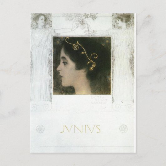 Junius von Gustav Klimt Postkarte (Vorderseite)