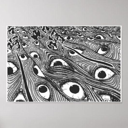 Junji Ito Eyes Poster (Vorne)