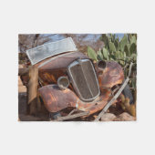 Junk-Auto Fleecedecke (Vorderseite (Horizontal))