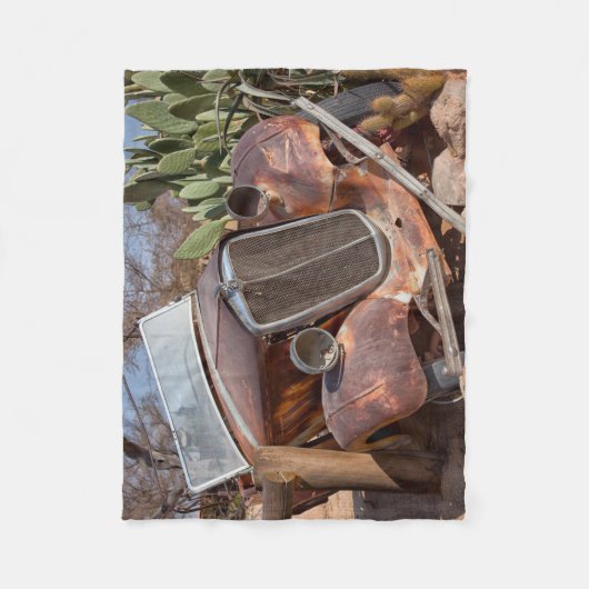 Junk-Auto Fleecedecke (Vorderseite)