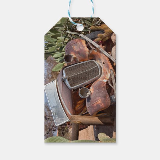 Junk-Auto Geschenkanhänger (Vorderseite)