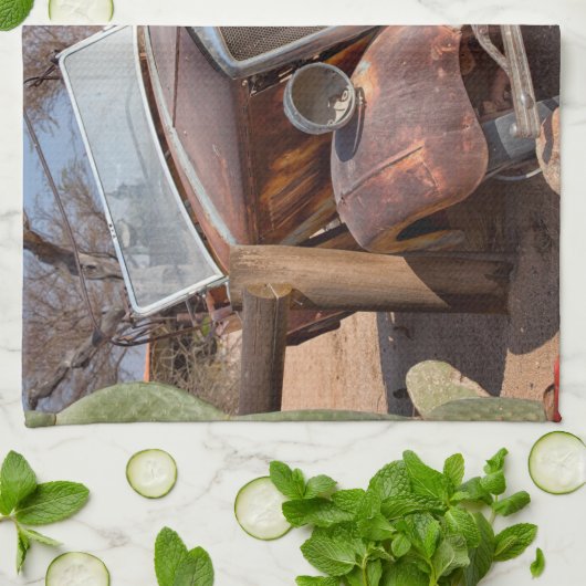 Junk-Auto Geschirrtuch (Gefaltet)