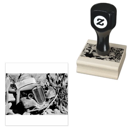 Junk-Auto Gummistempel (Stempel)