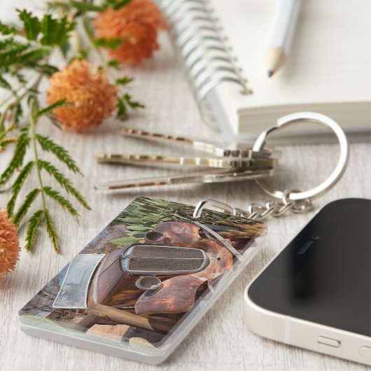 Junk-Auto Schlüsselanhänger (Vorderseite rechts)