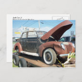 Junk Car, 2 Postkarte (Vorne/Hinten)